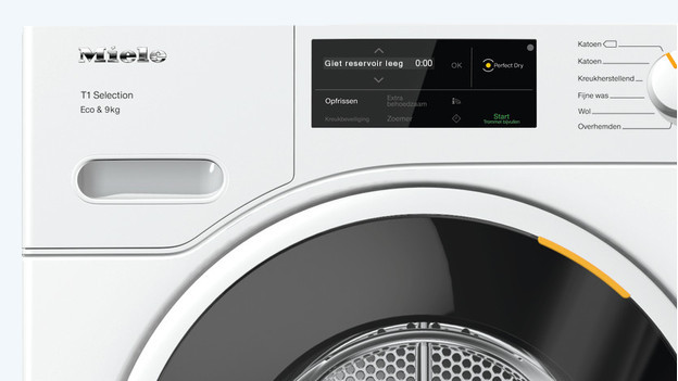 Miele dryer notification reservoir