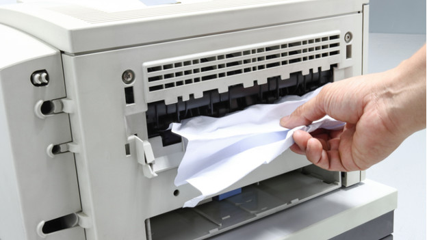 Paper jammed in printer