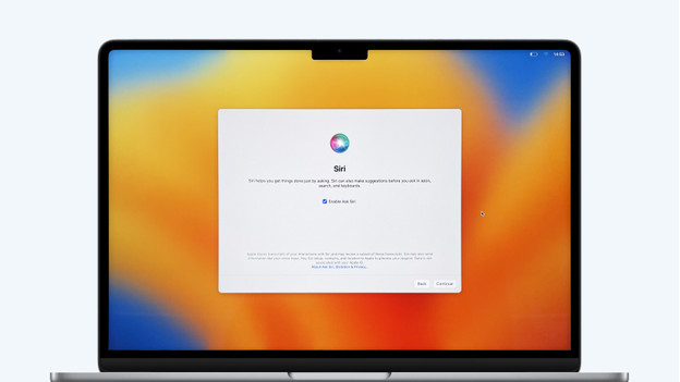 Siri inschakelen op MacBook