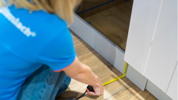 vaatwasser met plint