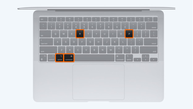 P ram reset macbook clearance air