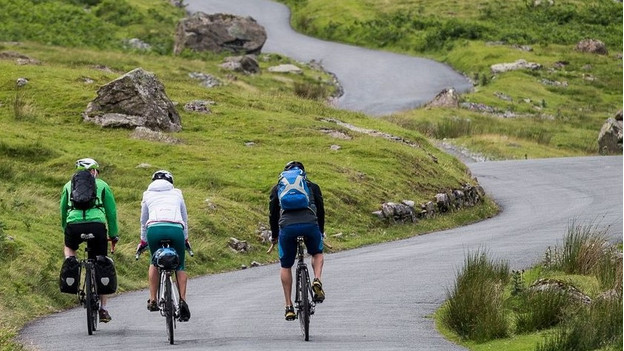 Lange fietstocht met batterijduur