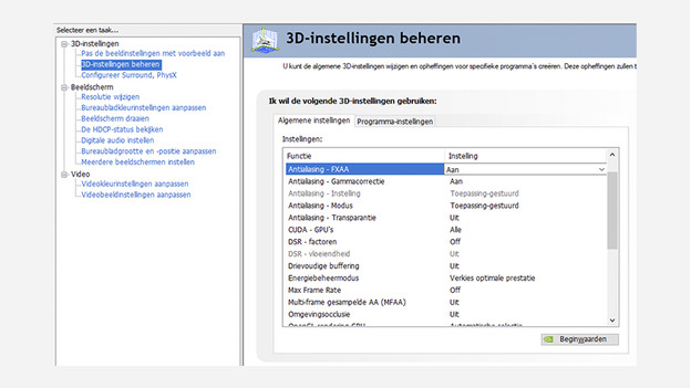 How do you optimize NVIDIA Control Panel for gaming Coolblue