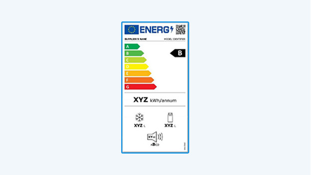 Sections of the energy label