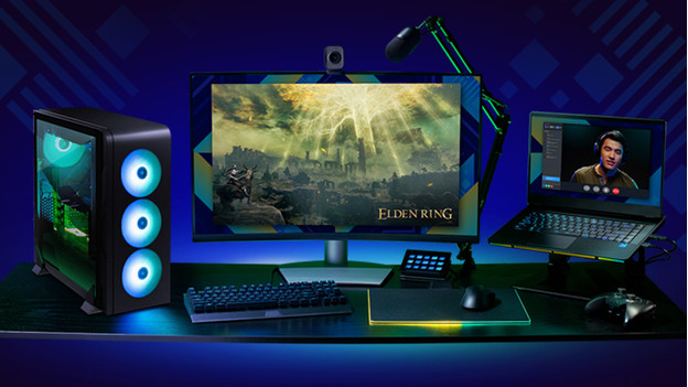 Gaming set-up met Intel processor