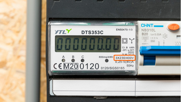 Visual of 3-phase fuse box