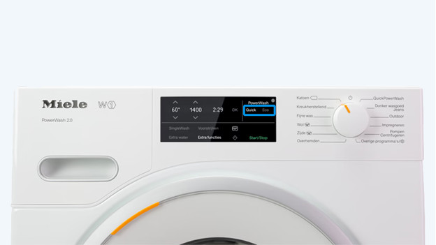 Miele PowerWash sensor buttons