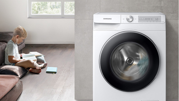 How do I use the dryer on my Samsung washer dryer?