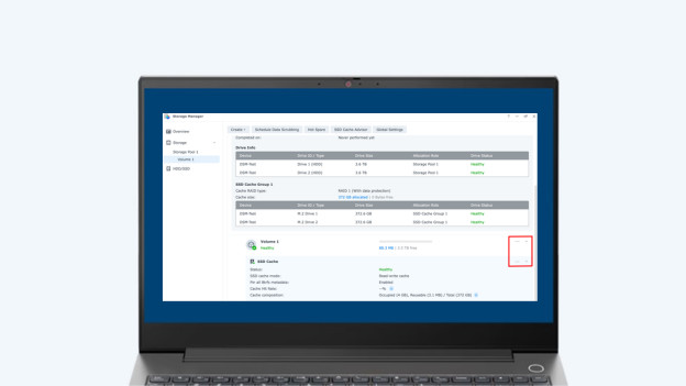 ssd cache synology nas verwijderen