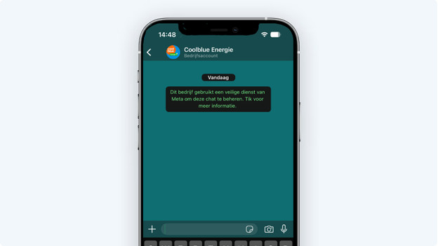 Coolblue Energie op WhatsApp