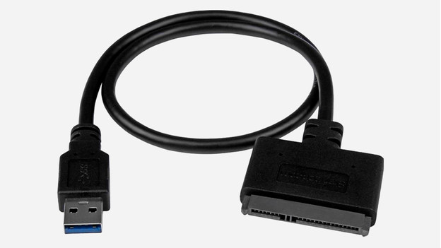 Een SATA/USB adapter 