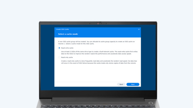 SSD cachegroep maken