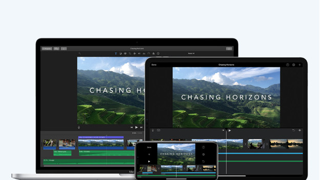 Apple iMovie op MacBook, iPhone & iPad