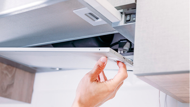 Klik het vetfilter open