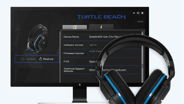 Setting up turtle online beach headset