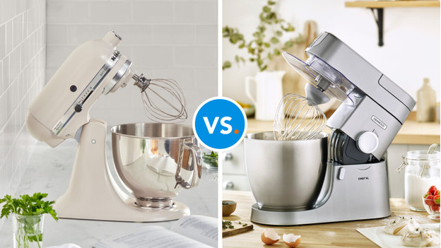 KitchenAid vs Kenwood stand mixers - Coolblue - anything for a smile