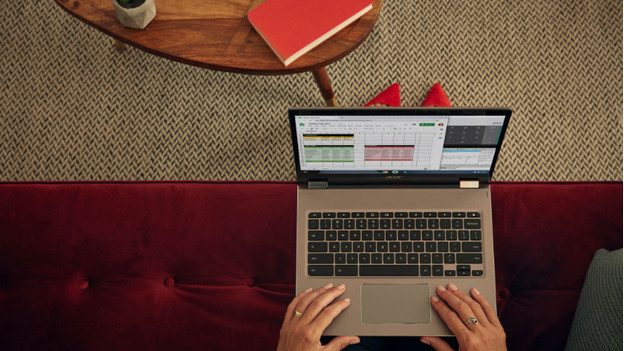 Multitasken op een Chromebook.
