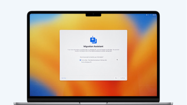 Copy data to this MacBook