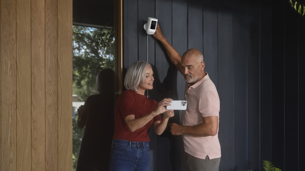 Ring camera installatie