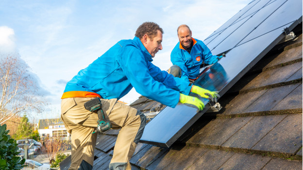 Coolblue Zonnepanelen installatie