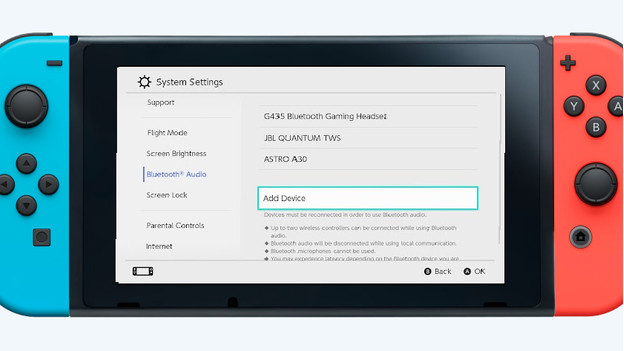 Nintendo switch bluetooth online connection