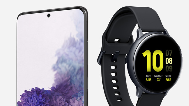 Phone on sale and smartwatch