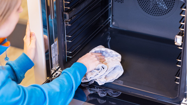 Coolbluer who cleans the oven