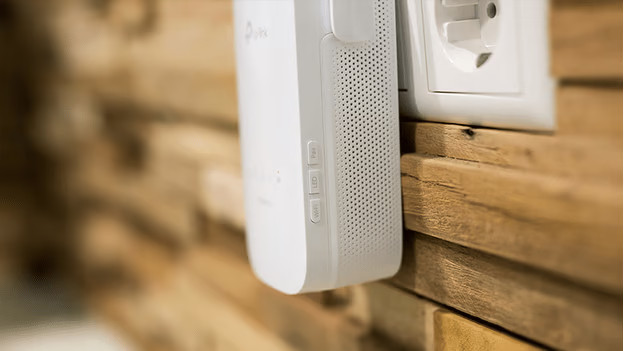 Knopjes op een powerline adapter