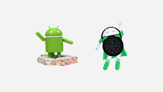 Different Android versions