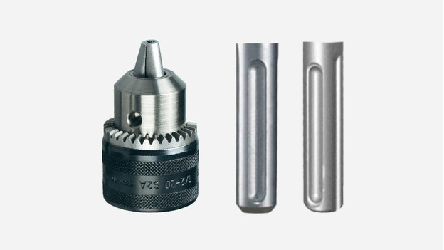 Sds drill bit in best sale normal chuck