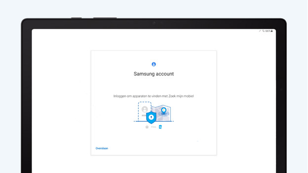 Samsung tablet installatie