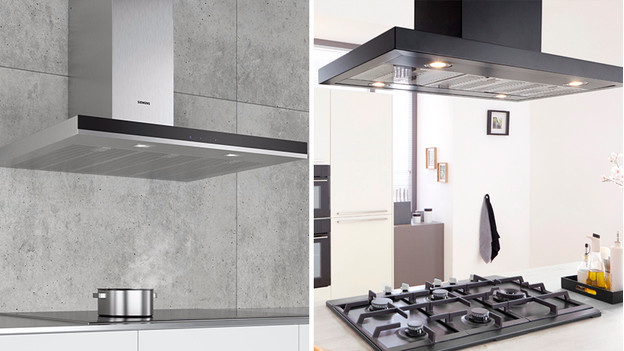 Wall-mounted range hood and island range hood