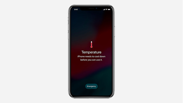 iPhone temperature