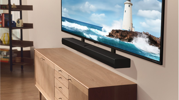 LG TV with soundbar