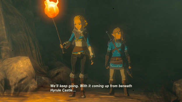 Link and Zelda on exploration