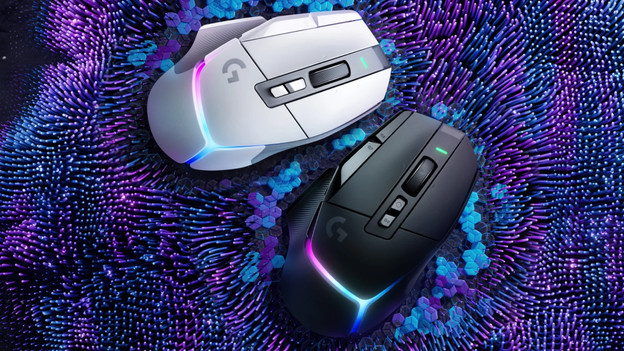 Logitech G502X Plus gaming mouse.