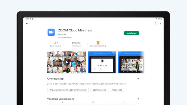 ZOOM Cloud Meetings in Google Play Store downloaden