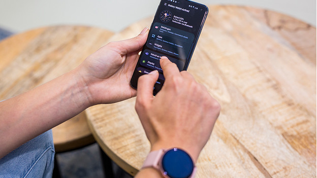 How do you connect your Samsung smartwatch to your smartphone