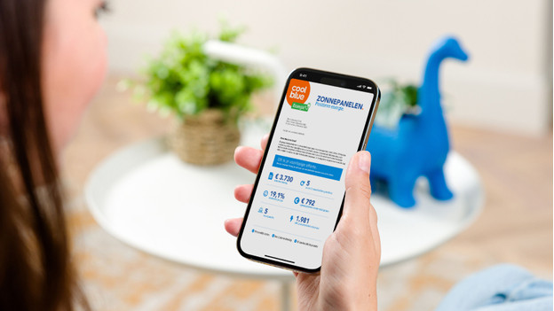 Coolblue quote on phone