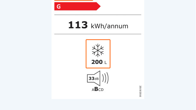 Capacity of thefreezer compartment