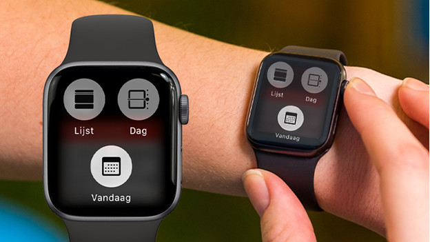 Apple Watch personaliseren weergave agenda