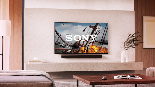 Sony TV with soundbar