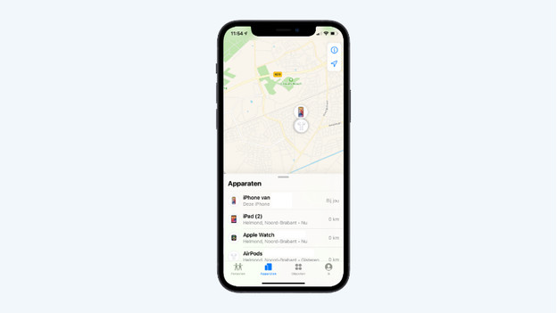 Find My app iPhone