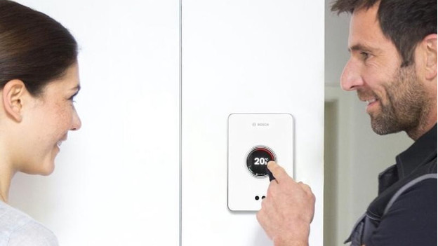 Bosch thermostat in use