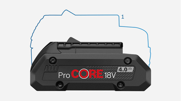 Batterie lithium-Ion Bosch professional 18 V - 4 Ah