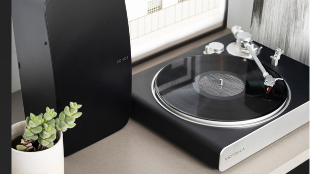 Victrola Stream Carbon werkt met Sonos speaker