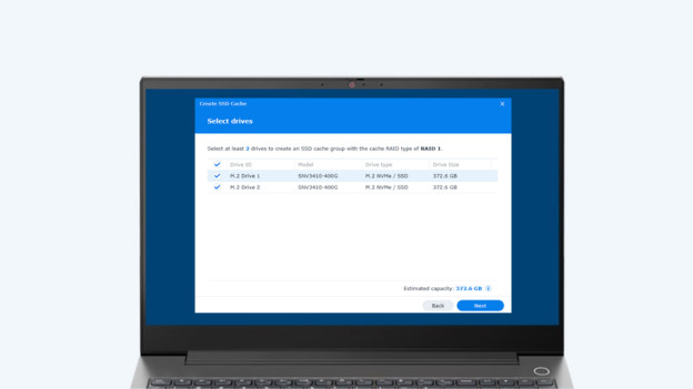 ssd cache maken synology nas