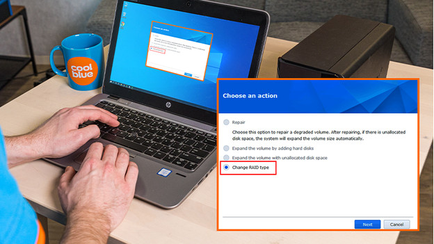 RAID opstelling aanpassen naar een andere