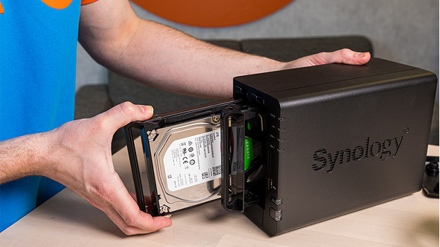 Seagate harde schijf in een Synology NAS voor thuis