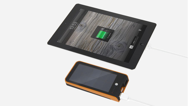 Solar powerbank opladen